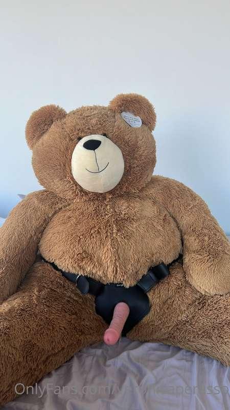 Teddy keeps looking at me 😭 I think he wants to fuck me now