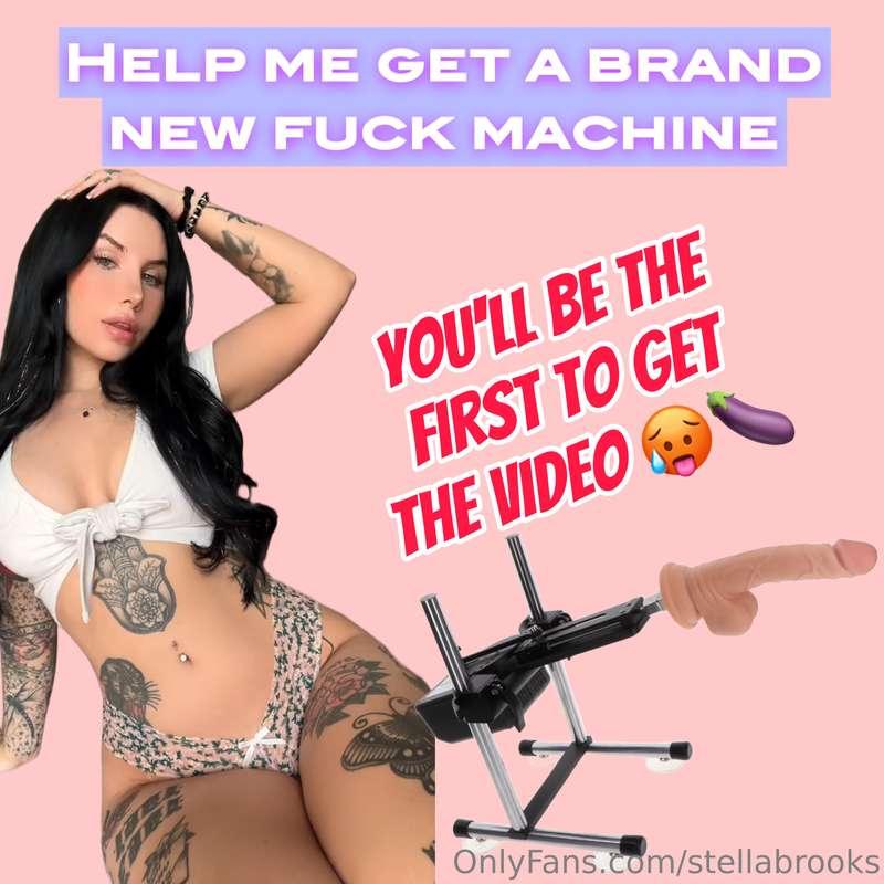 ❤️ HELP ME GET A NEW FUCK MACHINE ❤️I know yall have been as..