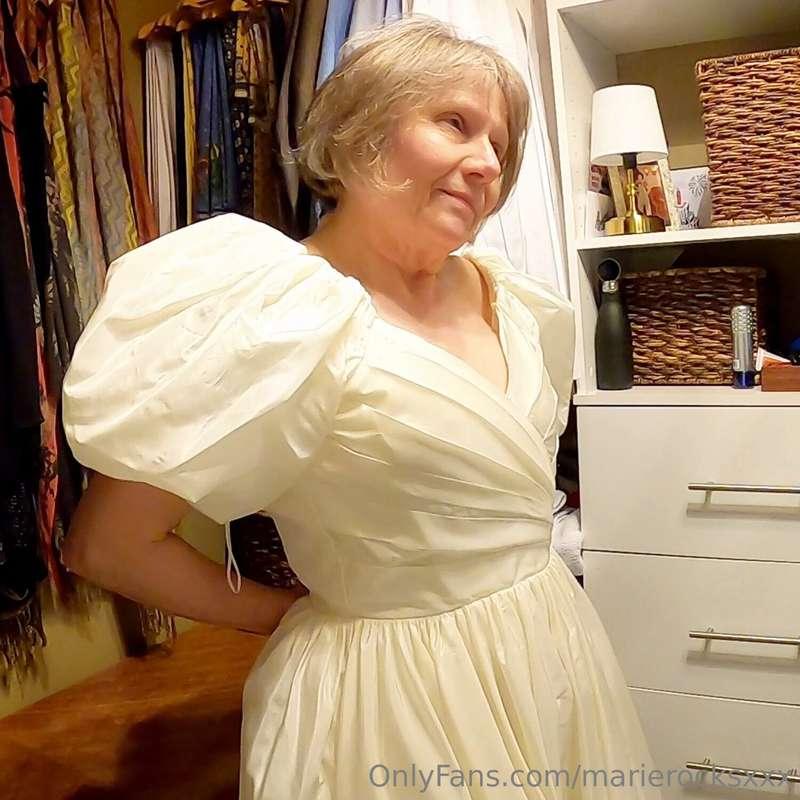 My wedding dress, from 34 years ago :)