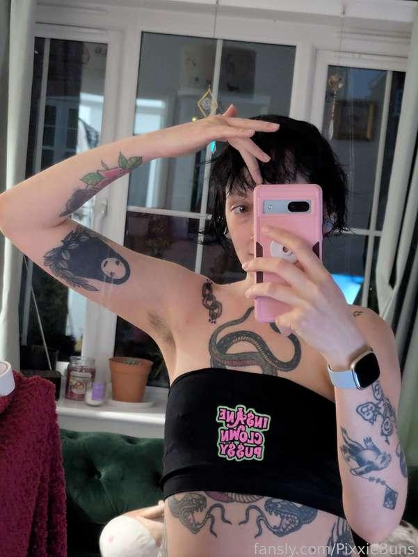 Catching up on cock rates today n tomorrow 🫶🏻🫶🏻

#hairy #tattoos #smalltits #petite #pale #armpits #goth