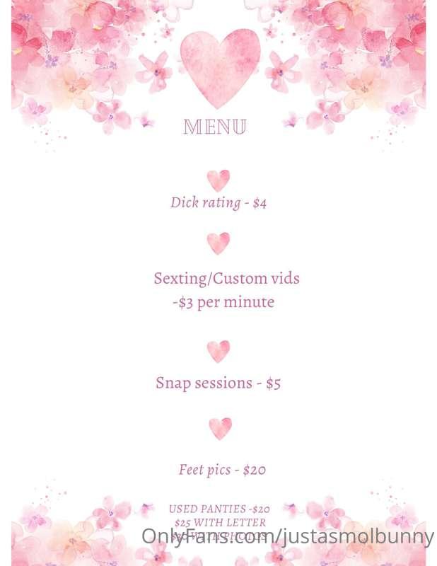 UPDATED MENU LOOK