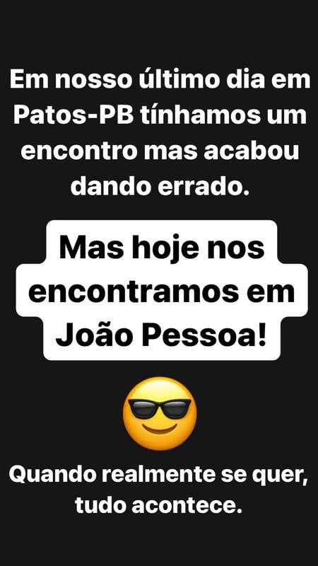 Estávamos ansiosos para o nosso último encontro em Patos-PB...