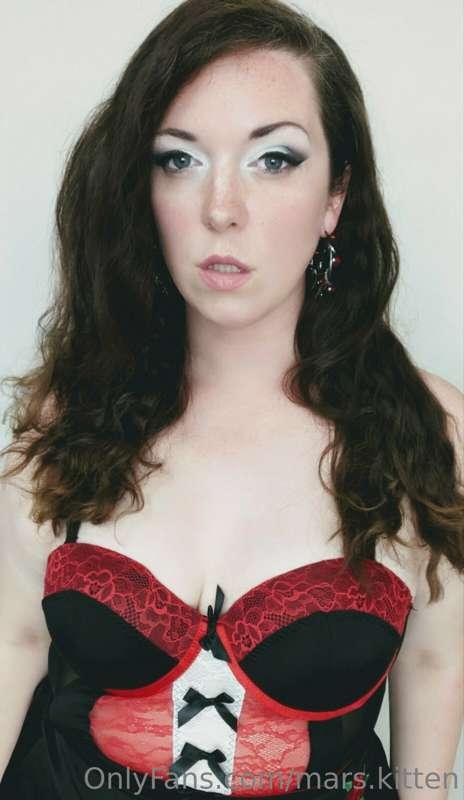 What do you think of my new lingerie? Even the panties match..