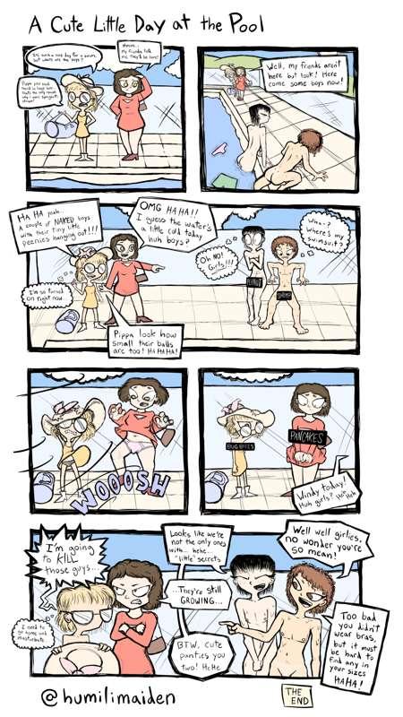 A Cute Little Day at the Pool