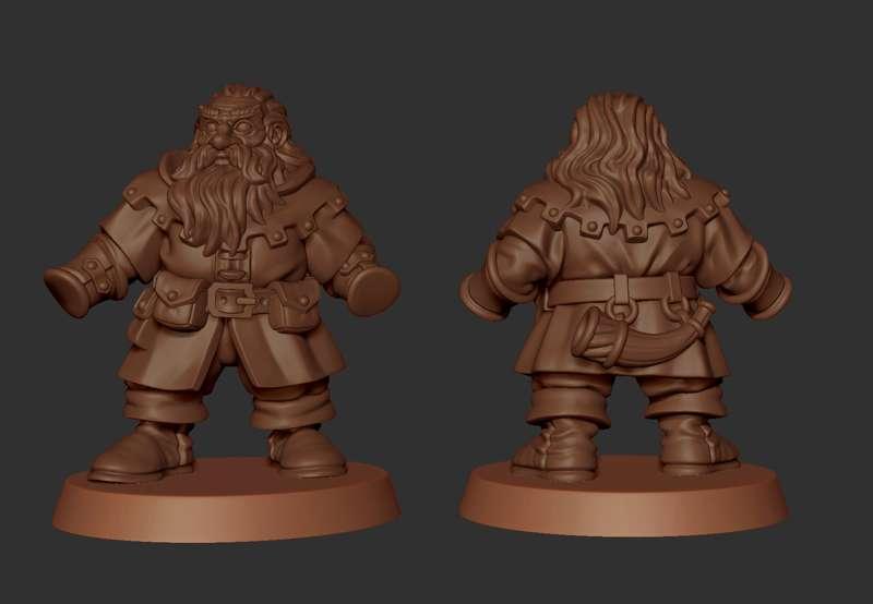 February teaser : Hill dwarf body 01 variant A and B