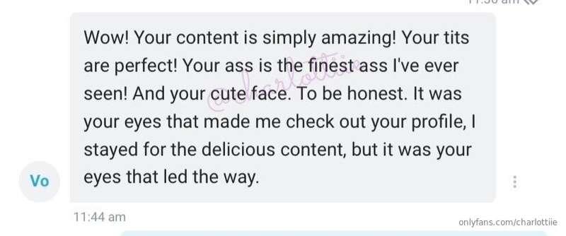 The cutest feedback! Tell me in my DMs how you feel about my..