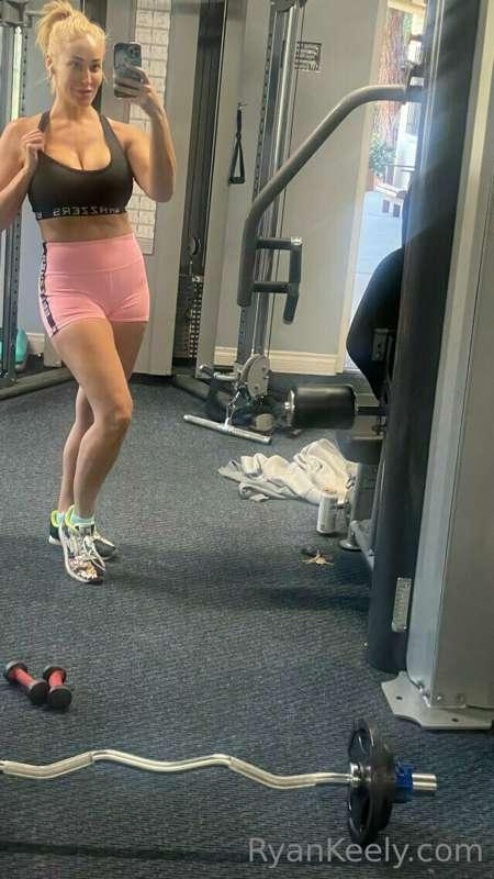 I go to the gym because I think my great personality could u..