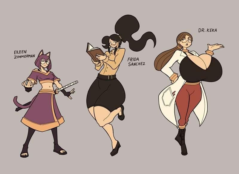 Main Cast - Character sheets