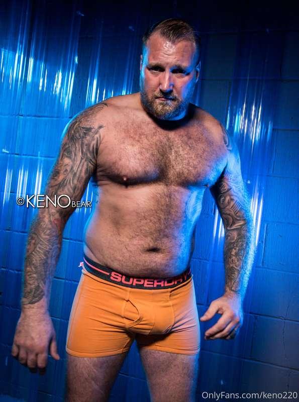 Me in my orange Superdry boxer trunks