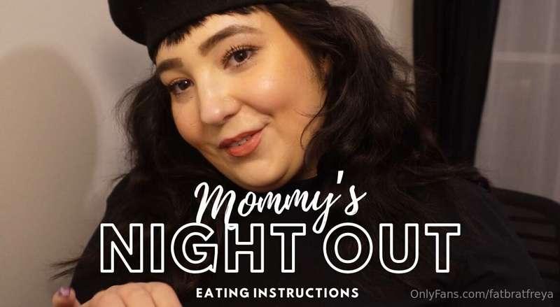 Mommy's Night Out * Eating Instructions  Litttttttle piggy, ..