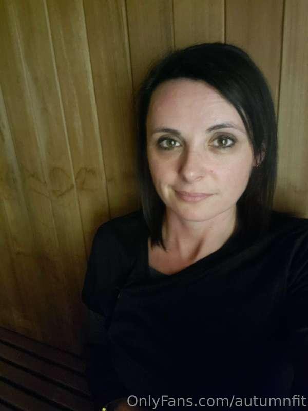 Baby, it's cold outside! Come sit in the sauna with me! ❤️‍🔥..