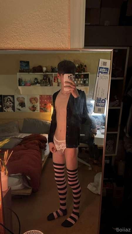 my bf femboy’d me up 😗🙃