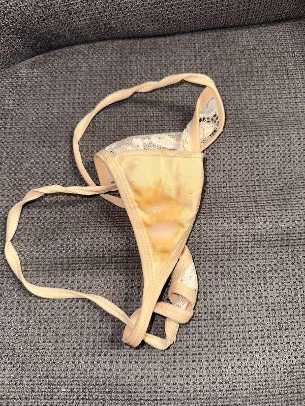 Wet panties after mastrubation💦😝You can buy it for 150$📦Writ..