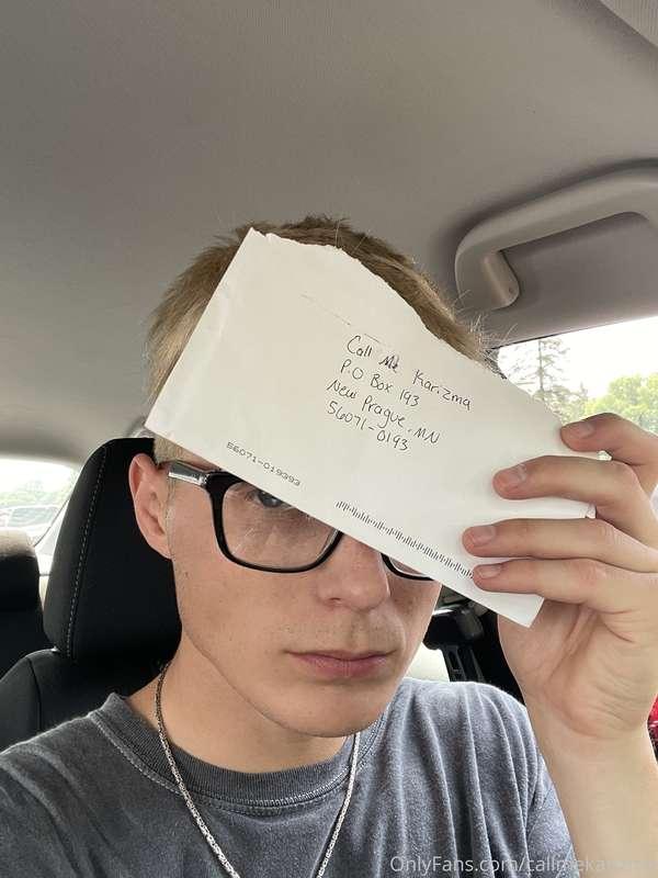 Thanks for the fan mail :) I love getting letters n stuff fr..