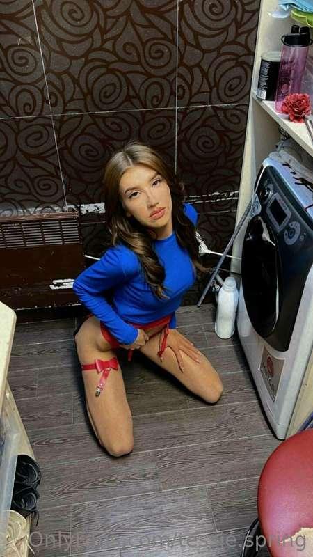 have you ever gotten stuck in a washing machine?😈