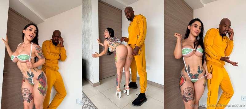 ALERT ‼️ NEW VIDEO AVAILABLE 🚨🚨Tatted freak from Uruguay wan..