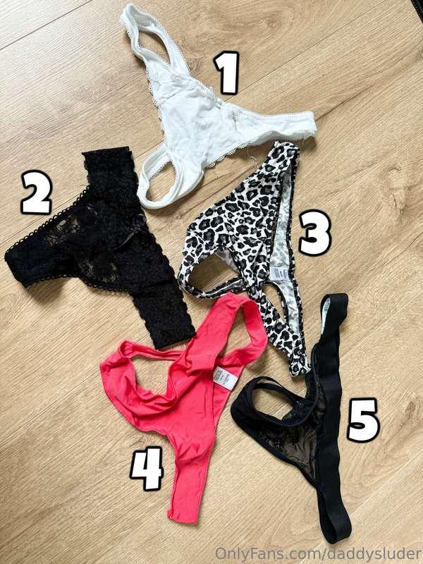 Which panties should I wear before my next fuck?❓Welches Hös..