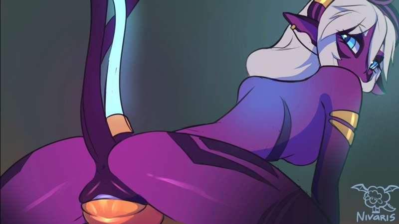 Celeste riding a dildo