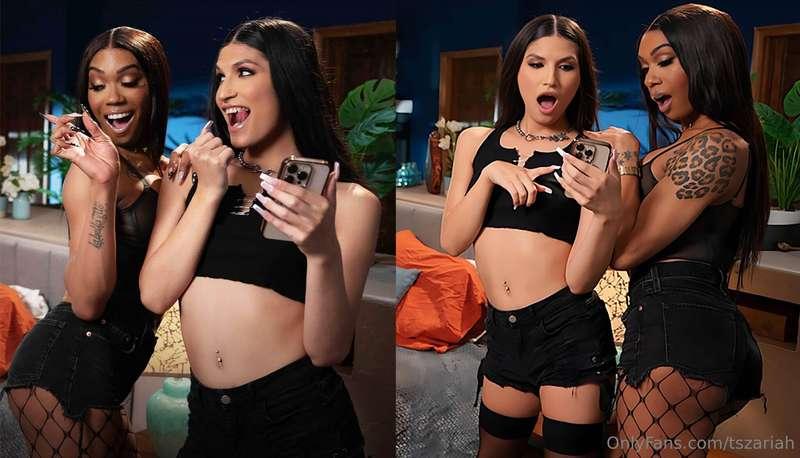 comparing dick pics with my girl @leilani_li  Can I rate you..