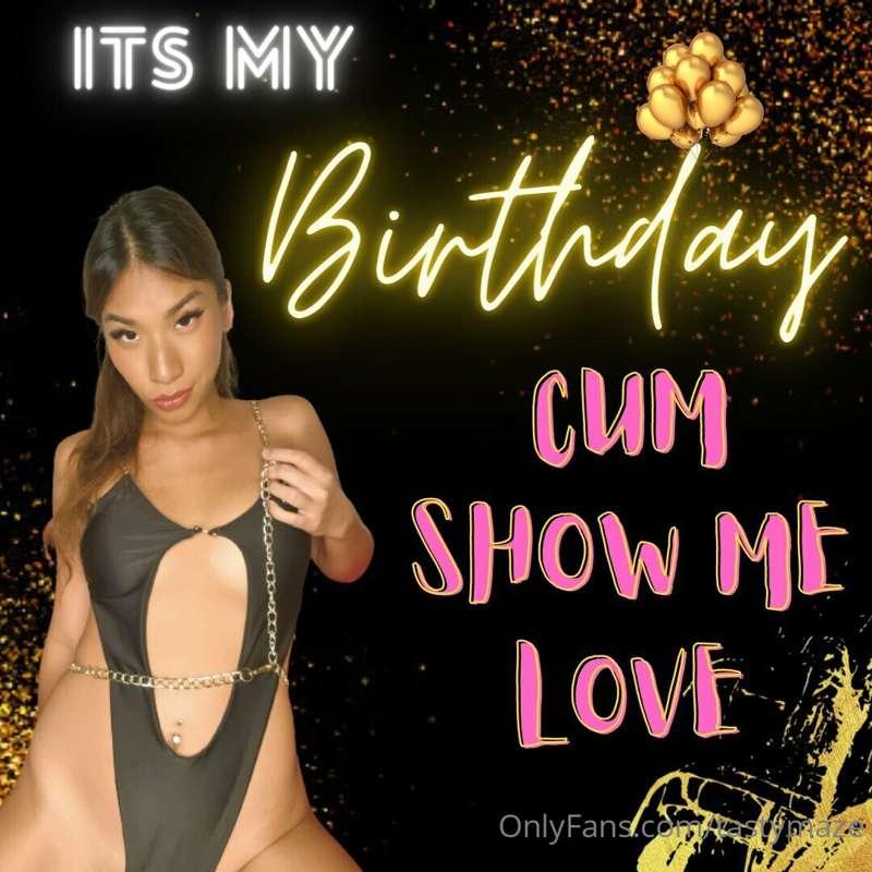 Tip me for my Birthday Gifts 🎁