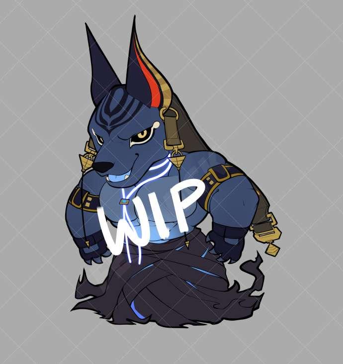Meta Drew Sticker WIP
