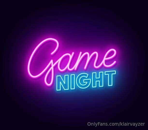 Don't forget about tonight's 
***GAME NIGHT***