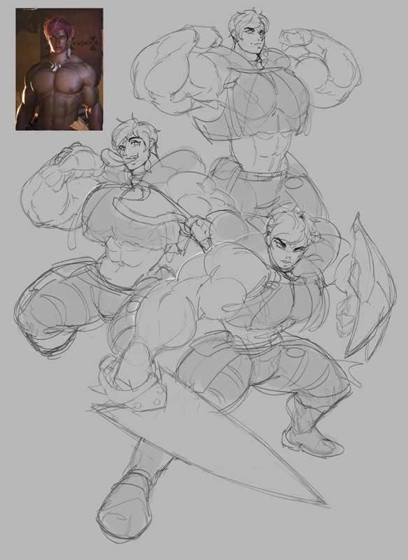 My sketch handsome Hunter