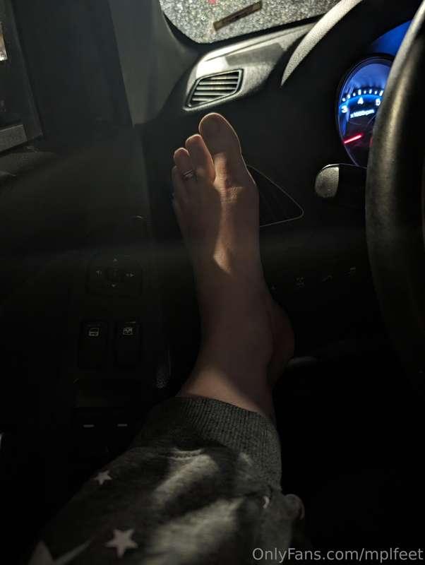 Night car foot🤩💕