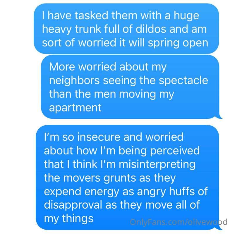 Moving is about to give me an anxious heart attack. My mover..