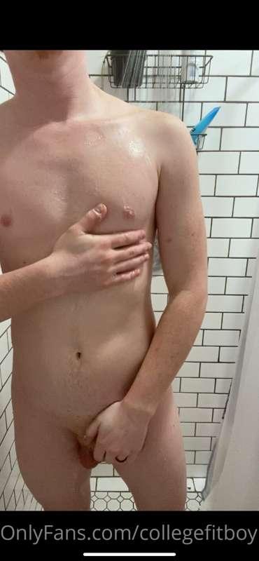 Join me in the shower for a scrub down, and a little fun!(16..