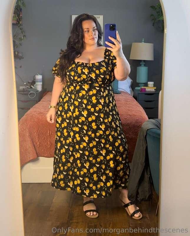 Swipe to see what’s under my sundress 😉  unlock last nights ..