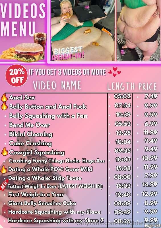 UPDATED! 🎉 Some of my videos are for sale! Check it out! 🥰💖 ..