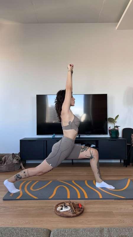 A little yoga, a lot of stretching… and the best part is fee..