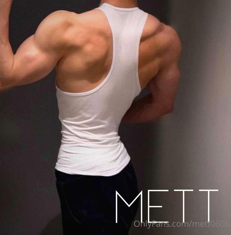 It's the muscles in the back when you wear a tank top.