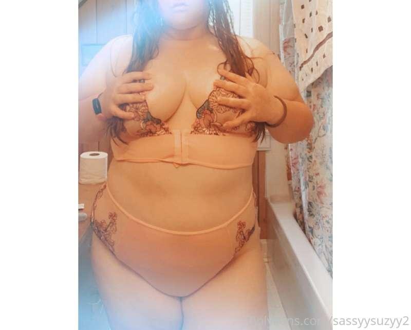I have a lot of pics of me in this cute lingerie set over in..