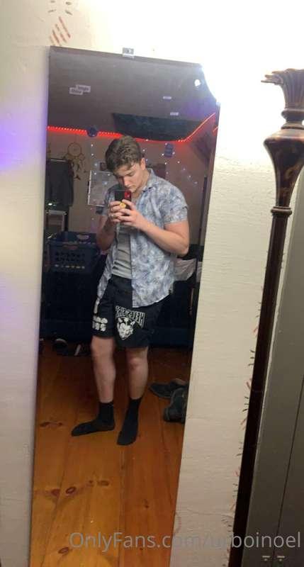 Got me a new pair of shorts 🩳, very easy to take off. Would ..