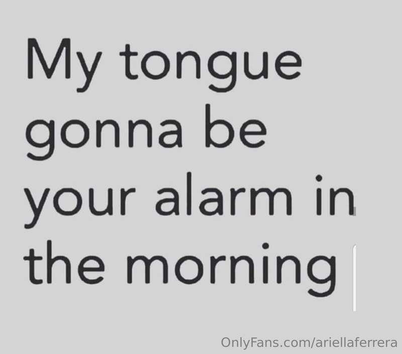 Are you gonna wake me up like this? 