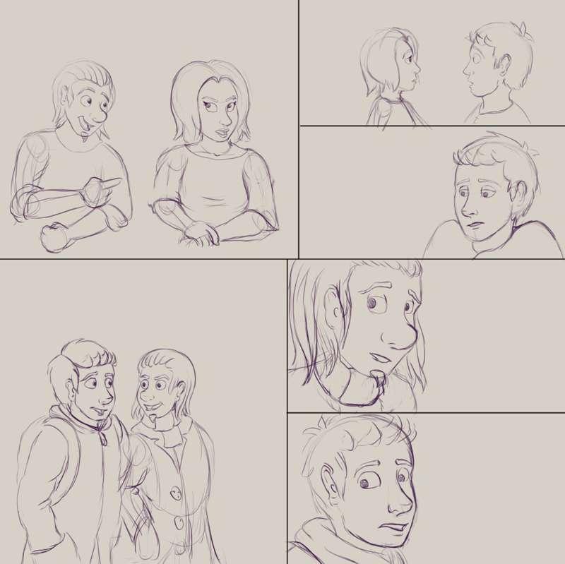 Redrawn pages