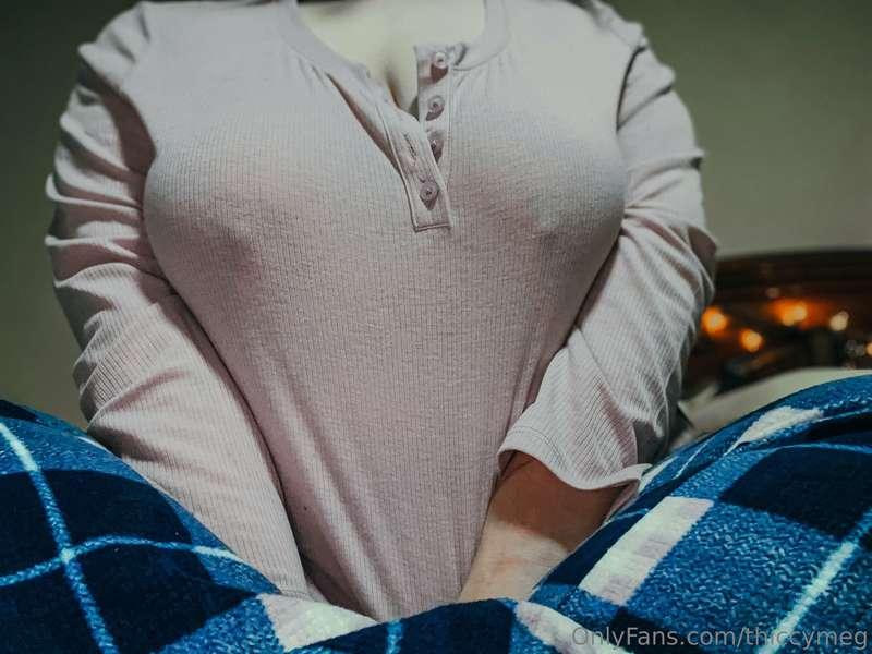 POV your innocent girlfriend teases you with her hard nipple..