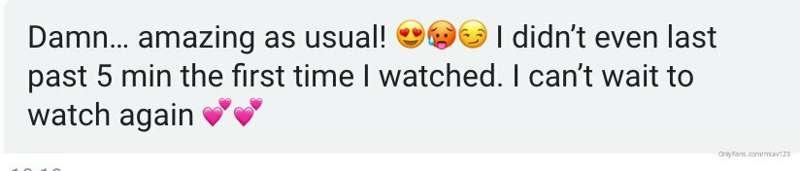 Love getting reviews like this. If you haven't seen my lates..
