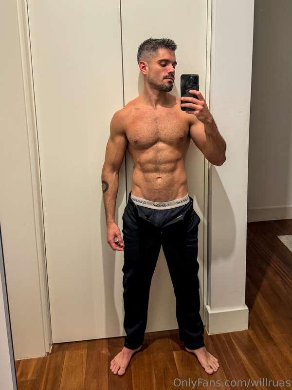 Strong abs!