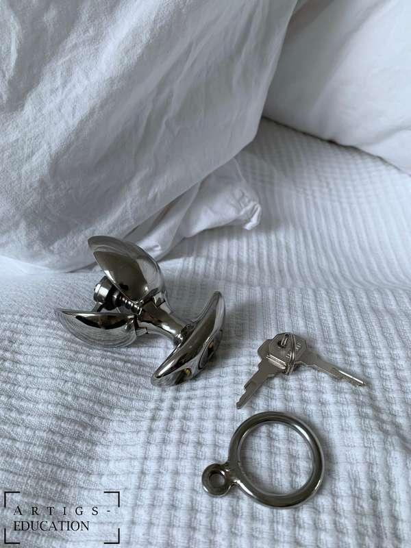 Stainless steel anal lock plug 😇🙈🔥
86mm in length, 60mm in d..