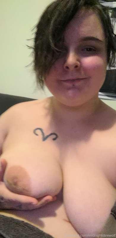 Freshly showered and I think I need help holding these thing..