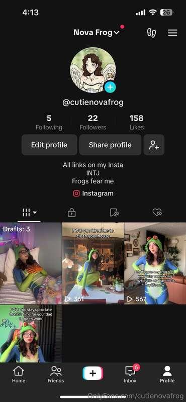 Haiii!! I have a new tiktok!!! It would mean the world to me..