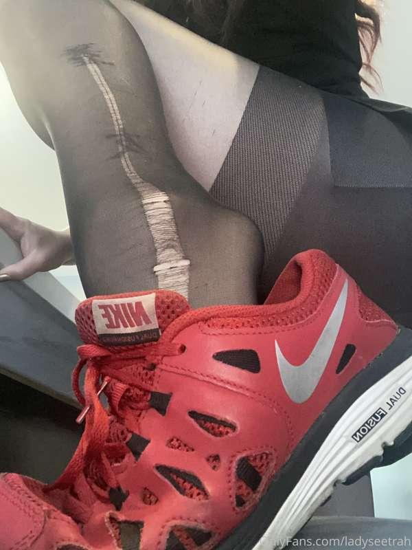 Time for your daily sniff Slave. 👟 It's DELISH ...