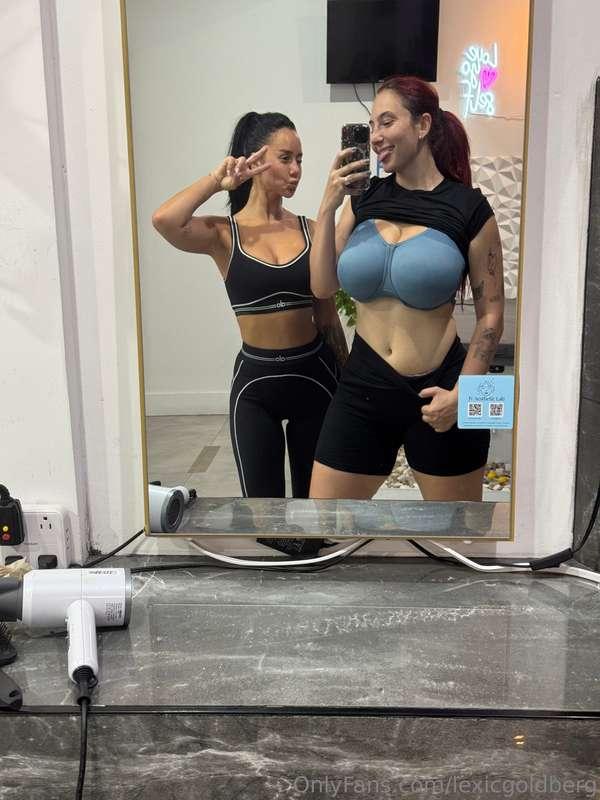 workout is done now it’s time for a tattoo