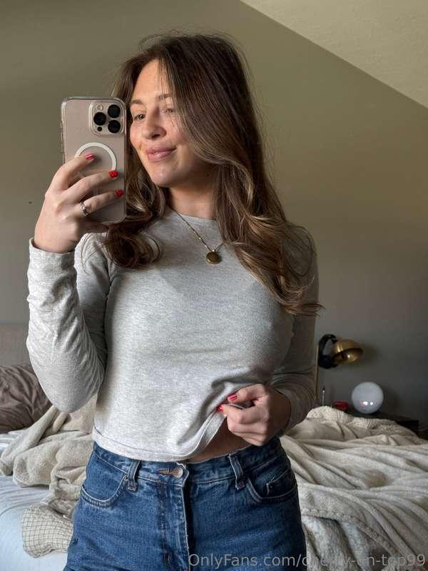 poking through my bra and my shirt 🥶