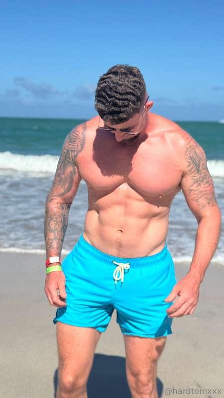 Would you approach me on the beach? Maybe suck me off behind..