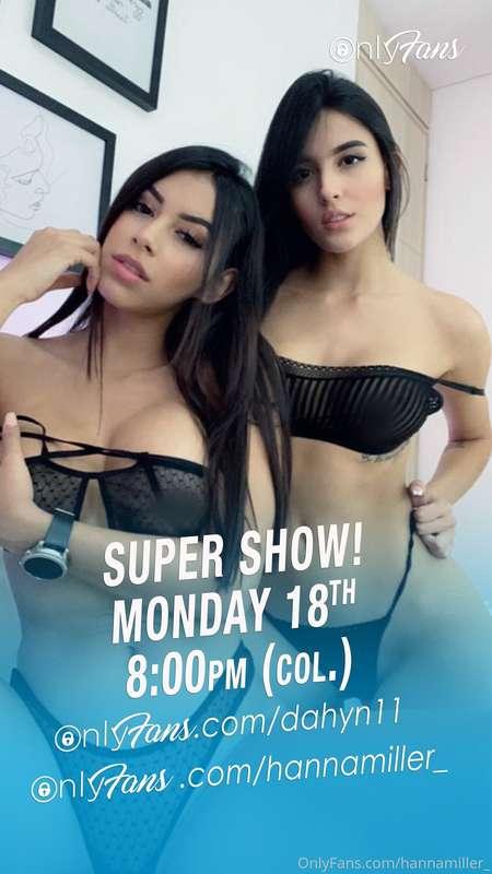 💙 We have a date tonight, we will be online at 8:00 PM (col)..