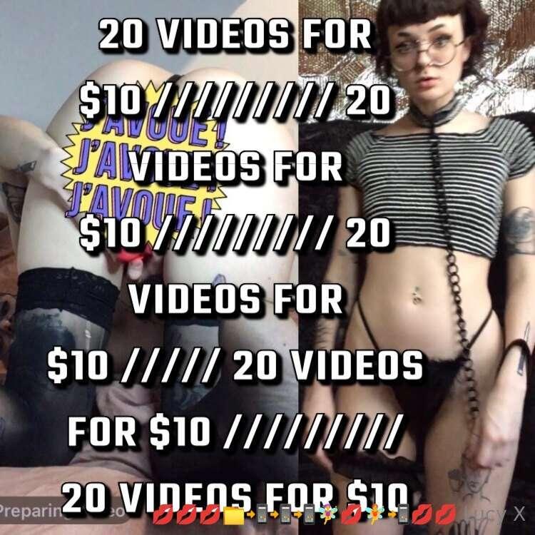 20 VIDEOS FOR $10 